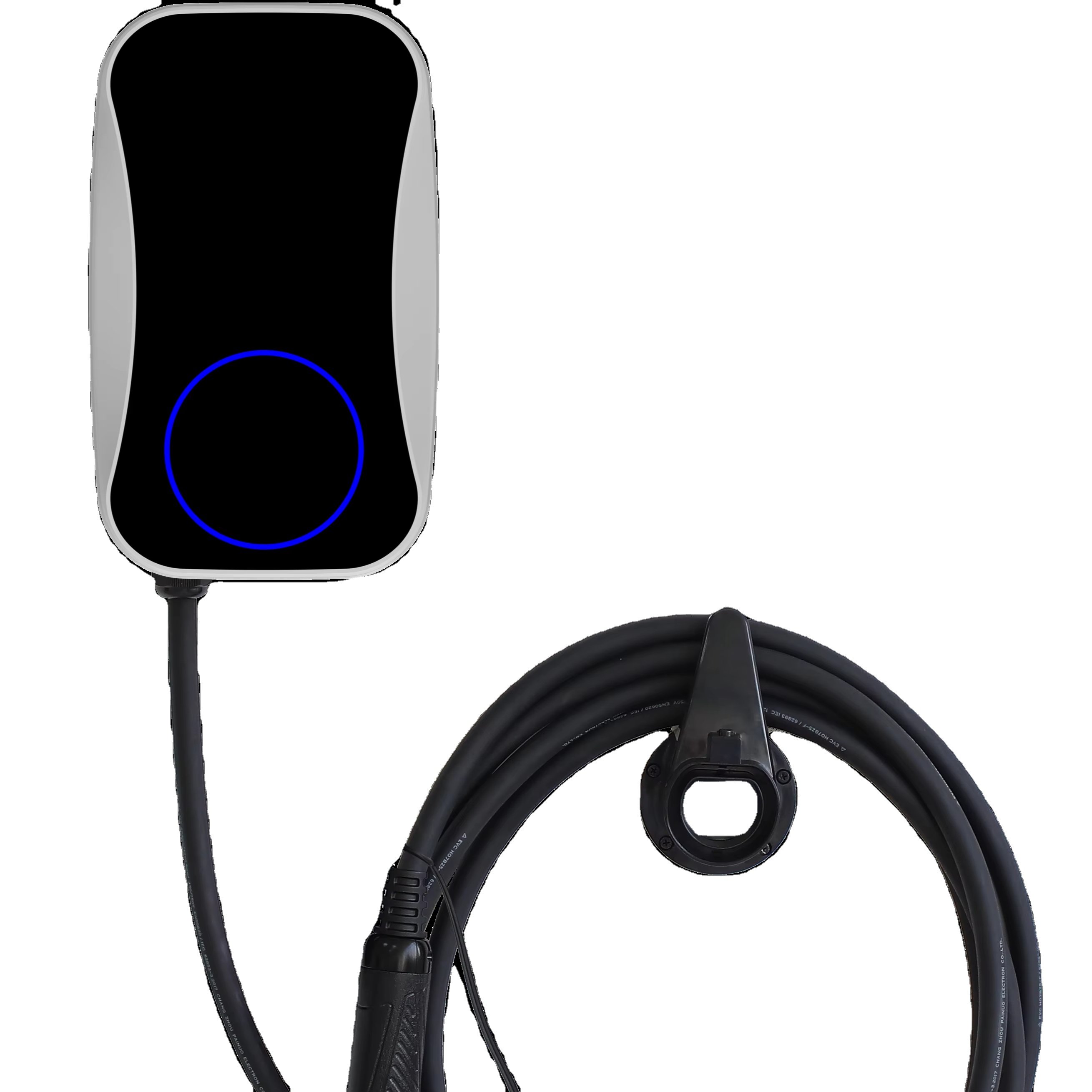 Commercial EV Charger Type 2 IEC 62196-2 Fast Electric Car Charging Station Charging Pile with Socket